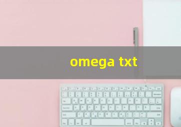 omega txt